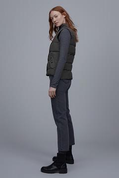 Chamarras Canada Goose Mujer Mexico - Freestyle Chalecos Grises TL3582619